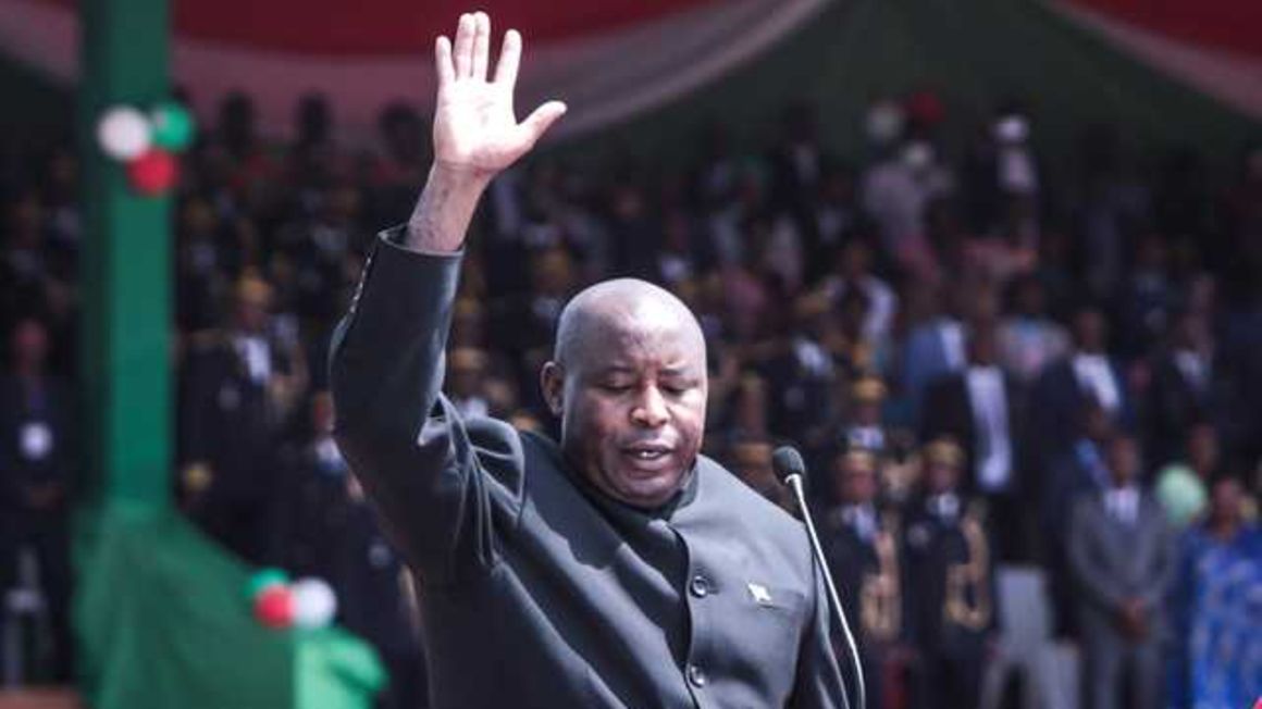 Burundi President Evariste Ndayishimiye.