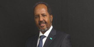 Somalia President Hassan Sheikh Mohamud. 