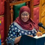 Tanzanian President Samia Suluhu Hassan.