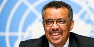 WHO Director-General Tedros Adhanom Ghebreyesus.