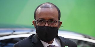 Somalia's Minister of Foreign Affairs Abdisaid Muse Ali.