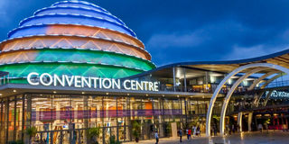 The Kigali Convention Centre.