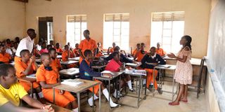 A class session in Entebbe.