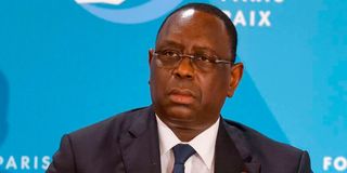 Senegal's President Macky Sall.