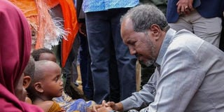 Somalia's President Hassan Sheikh Mohamud.