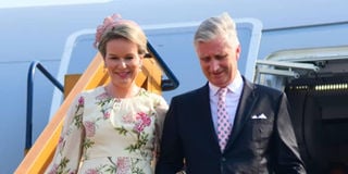 Belgian King Philippe and Queen Mathilde.