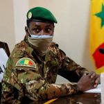 Mali's head of the military junta Colonel Assimi Goita.