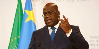 DR Congo President Felix Tshisekedi.