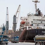 Berbera port in Somaliland.