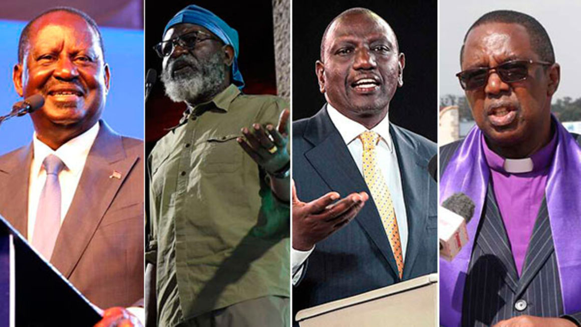 Kenya election presidential candidates 