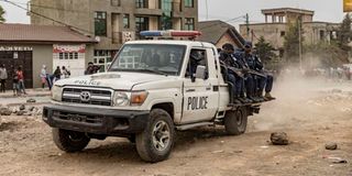 Congolese police intervene in Goma 