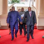 DR Congo President Félix Tshisekedi and Kenya’s President Uhuru Kenyatta.