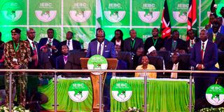 IEBC Chairman Wafula Chebukati.