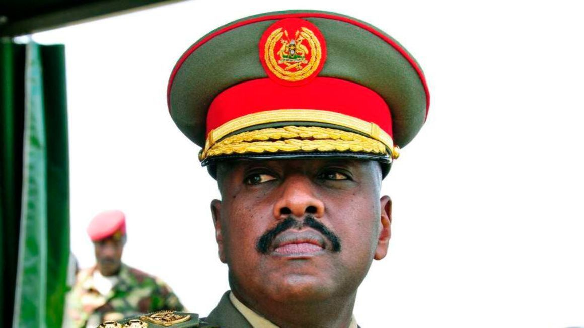 Uganda's Commander of Land Forces Lt-Gen Muhoozi Kainerugaba.