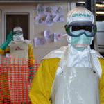 Ebola treatment centre.