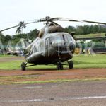 Ugandan military helicopter
