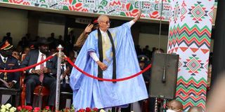 Brahim Ghali, the President of Sahrawi Arab Democratic Republic.