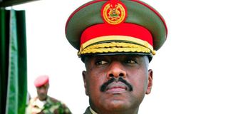 Uganda's Commander of Land Forces Lt-Gen Muhoozi Kainerugaba.