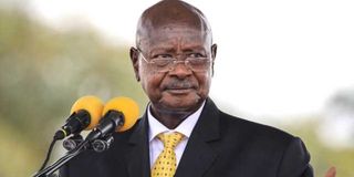 Ugandan President Yoweri Museveni.