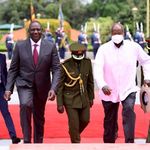 William Ruto and Yoweri Museveni