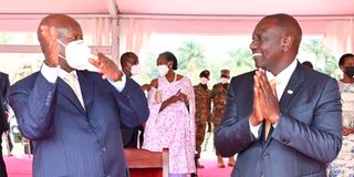 Yoweri Museveni and William Ruto