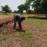 A farmer in Burkina Faso