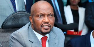 Kenya's Trade, Investment and Industry Cabinet Secretary Moses Kuria 