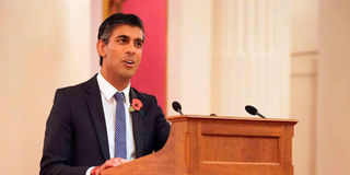  Britain's Prime Minister Rishi Sunak.