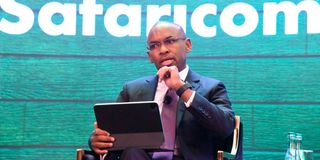 Safaricom PLC CEO Peter Ndegwa