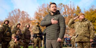 Ukrainian President Volodymyr Zelensky