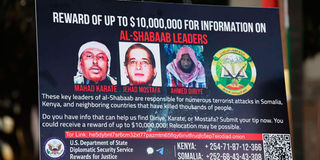 Shabaab leaders Mahad Karate, Jehad Mostafa and Ahmed Diriye