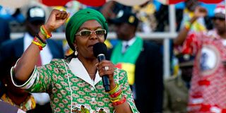 Former Zimbabwean first lady Grace Mugabe