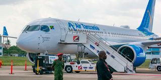 Air Tanzania's Airbus A220