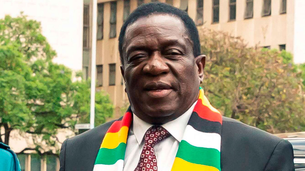 Zimbabwean President Emmerson Mnangagwa