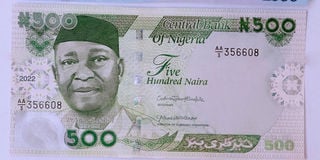 The redesigned Naira notes 