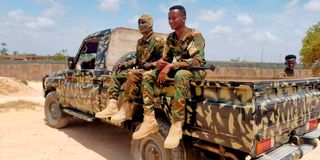 Somali National Army soldiers 