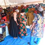 Traders selling clothes from Tanzania