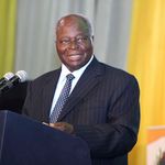 Former Kenyan president the late Mwai Kibak
