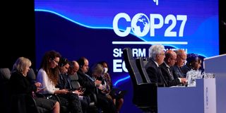 COP27 UN climate talks at the Sharm el-Sheikh in Egypt