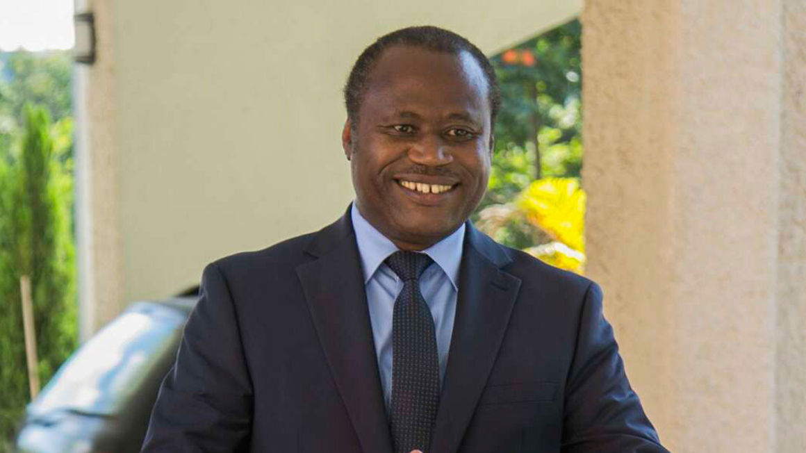 Rwanda’s Minister for Finance Uzziel Ndagijimana 