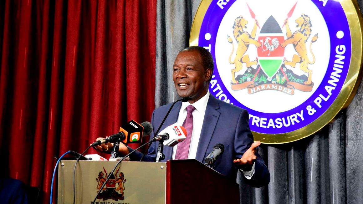 Kenya's Treasury Cabinet Secretary Njuguna Ndung’u 