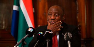 South Africa's President Cyril Ramaphosa