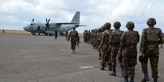 Kenya Defence Forces troops