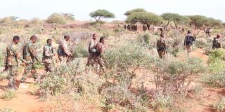 Somali National Armytroops 
