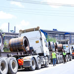 trucks along the Northern Corridor