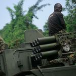 UPDF troops during a military operation.