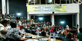 A past session of East African Legislative Assembly