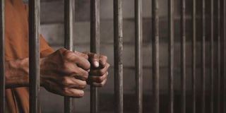 man in jail