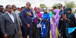 Somali Prime Minister Hamza Abdi Barre 