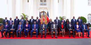 Cabinet Secretaries at State House, Nairobi